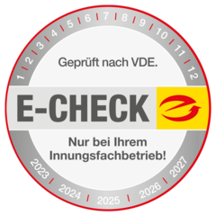 Signet E-Check geprüft.
